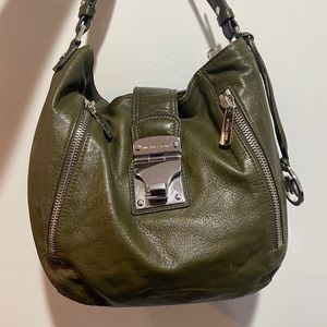Michael Kors Green Pouch Bag